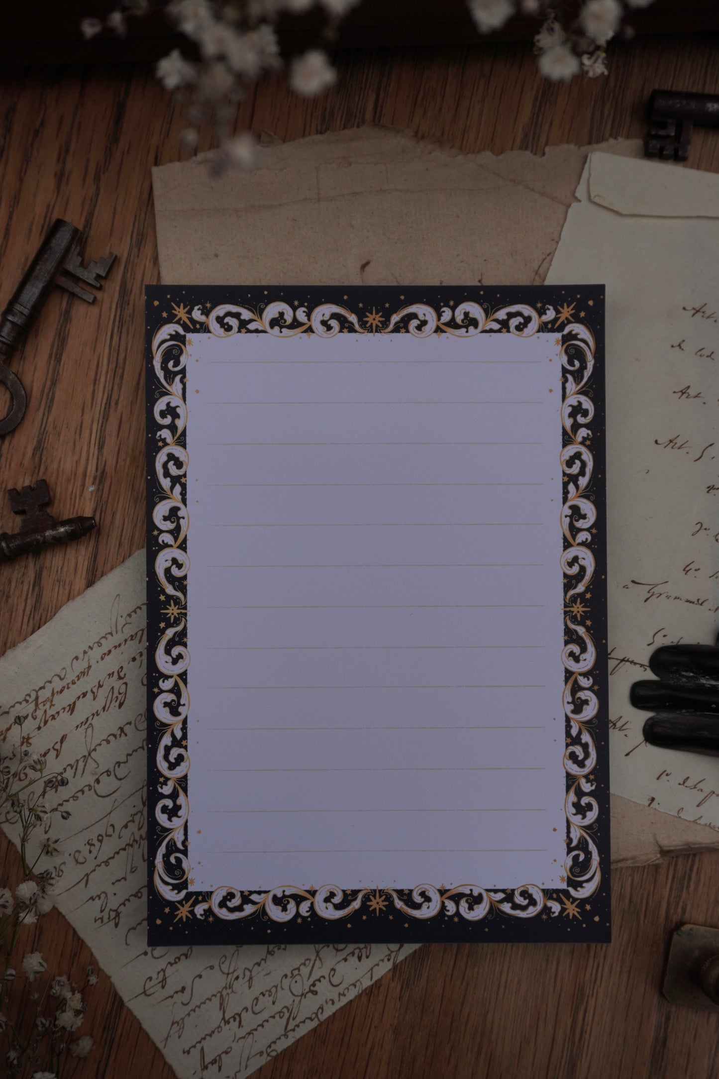A6 Ornamental Filigree notepad