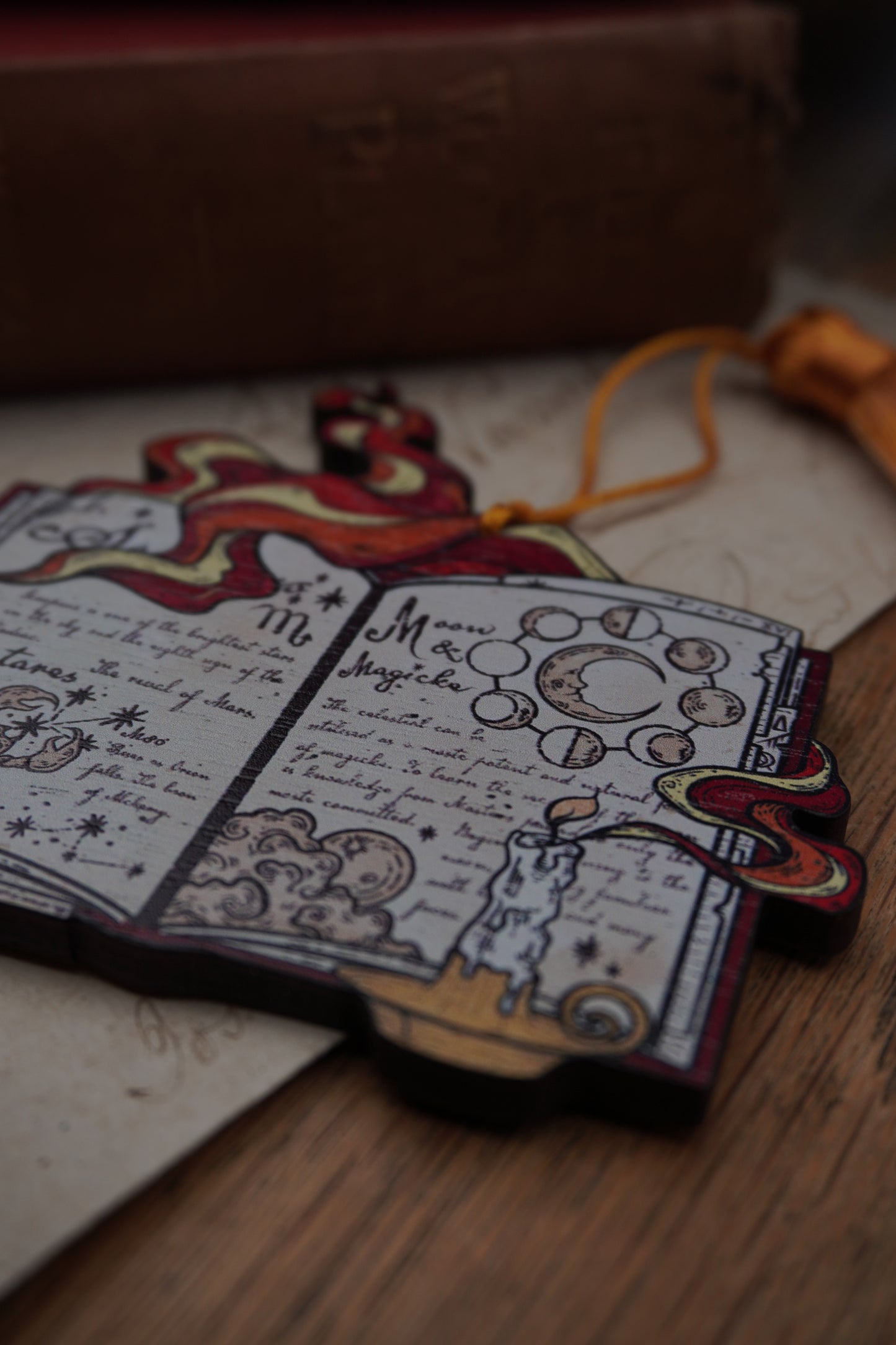 Wooden ornament | Celestial Book