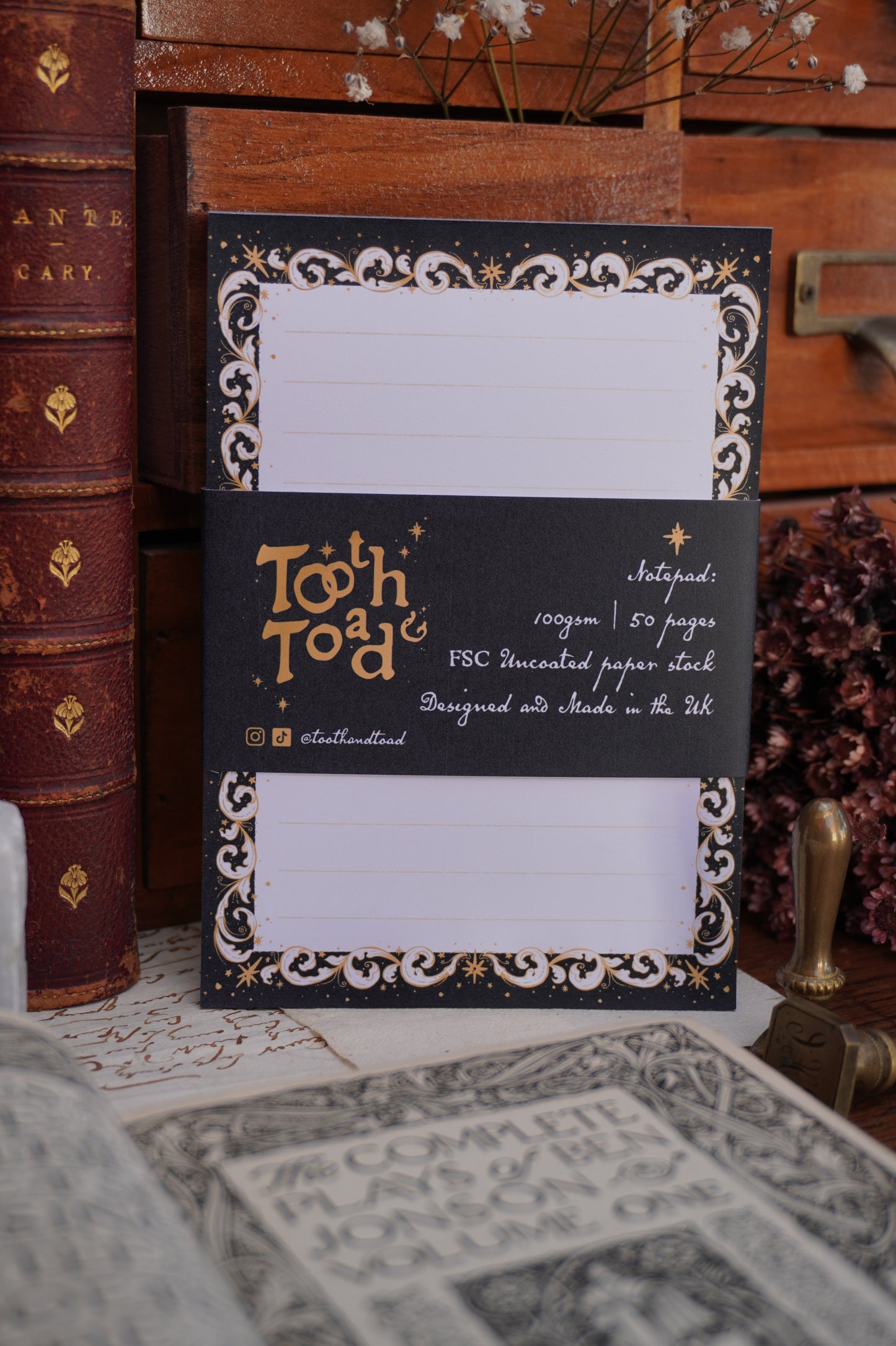 A6 Ornamental Filigree notepad