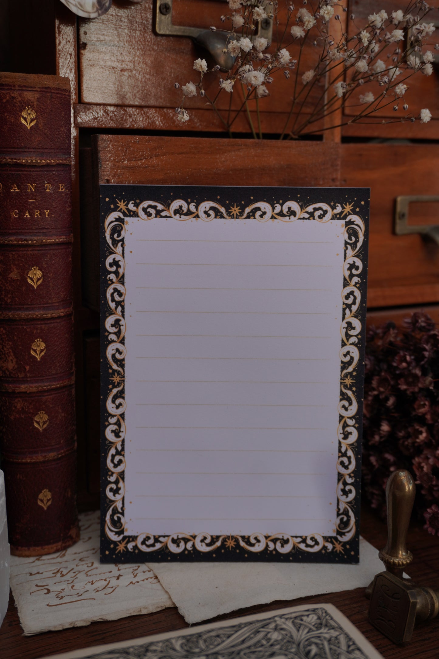 A6 Ornamental Filigree notepad