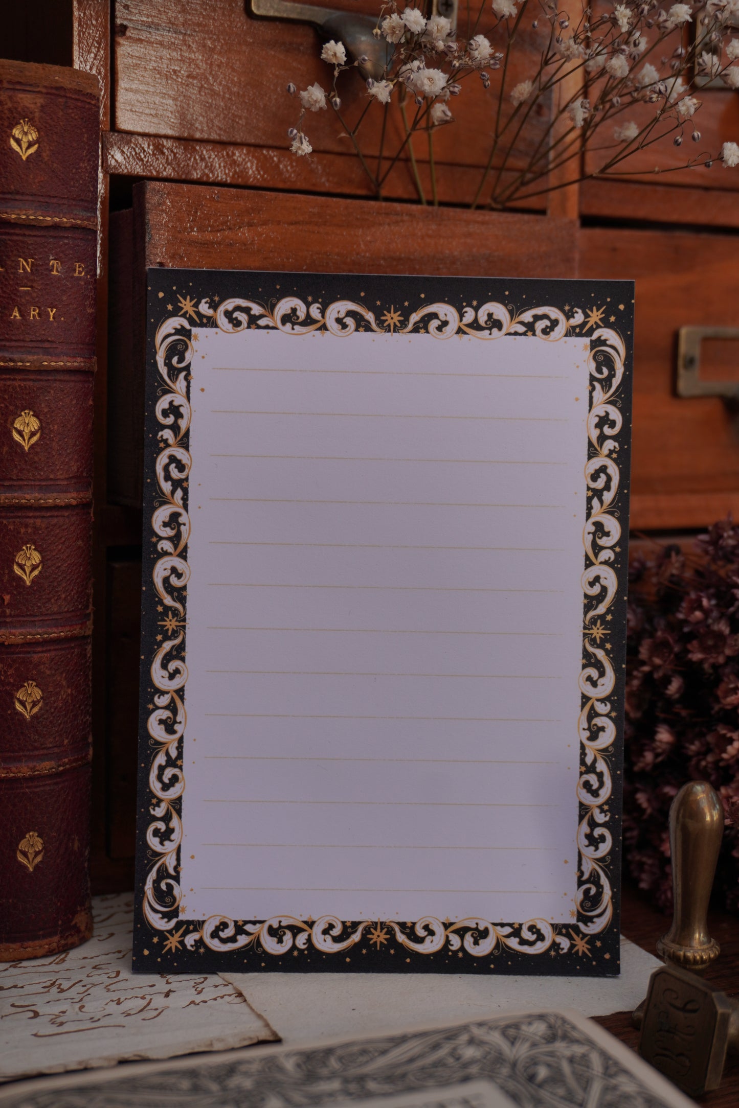 A6 Ornamental Filigree notepad