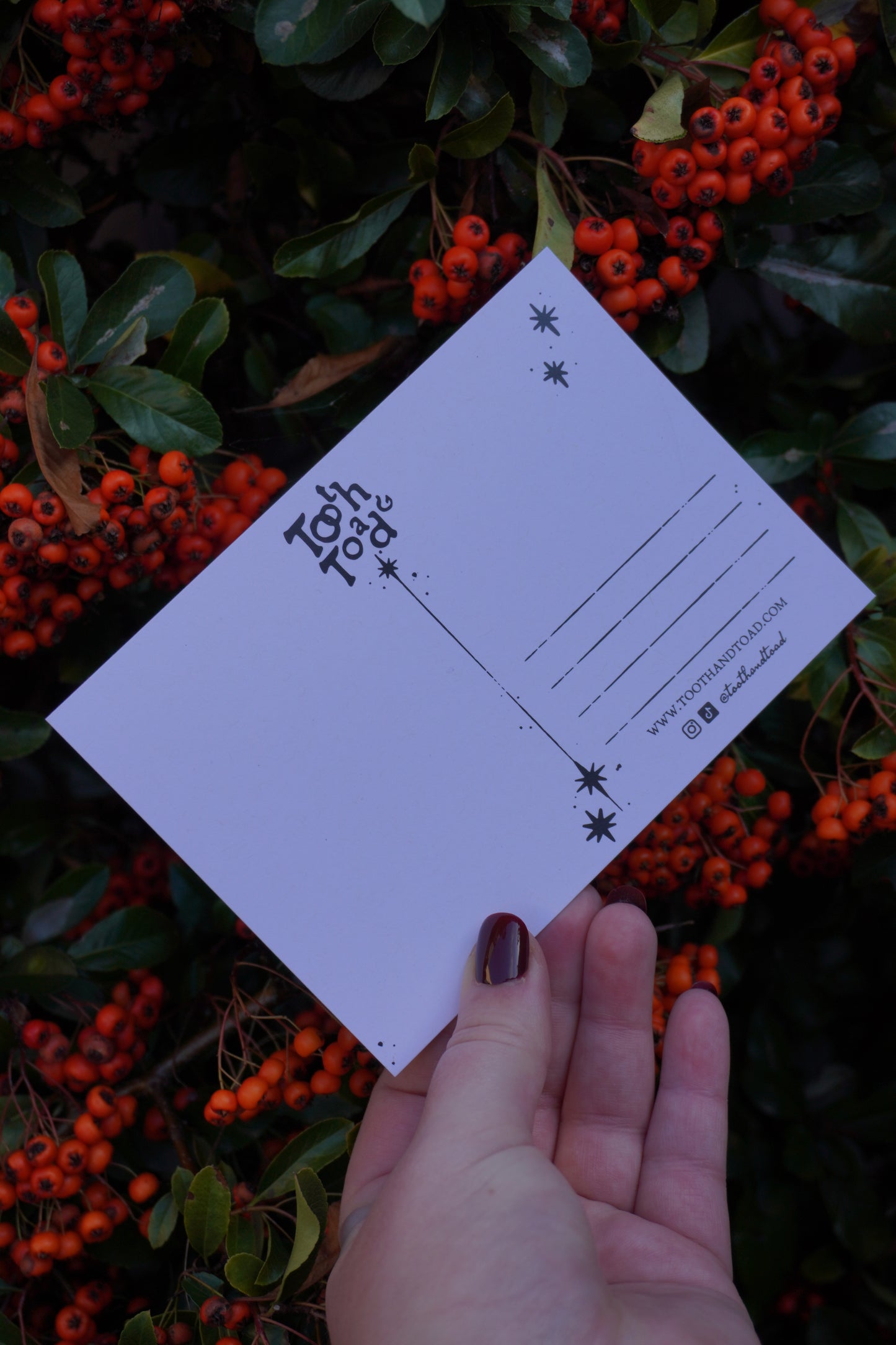 Bookish Witch postcard | A6