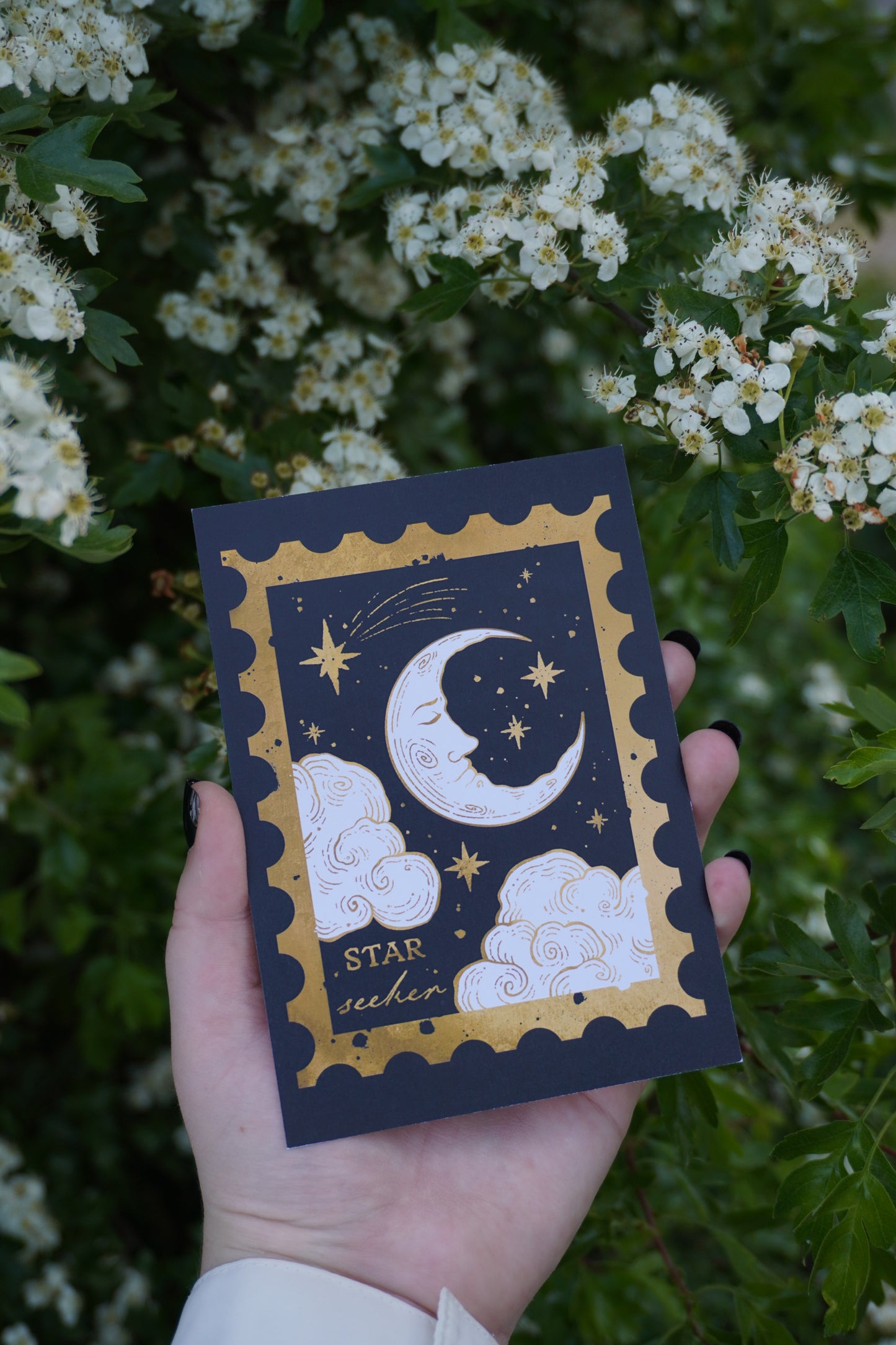 Star Seeker Celestial Postcard print | A6