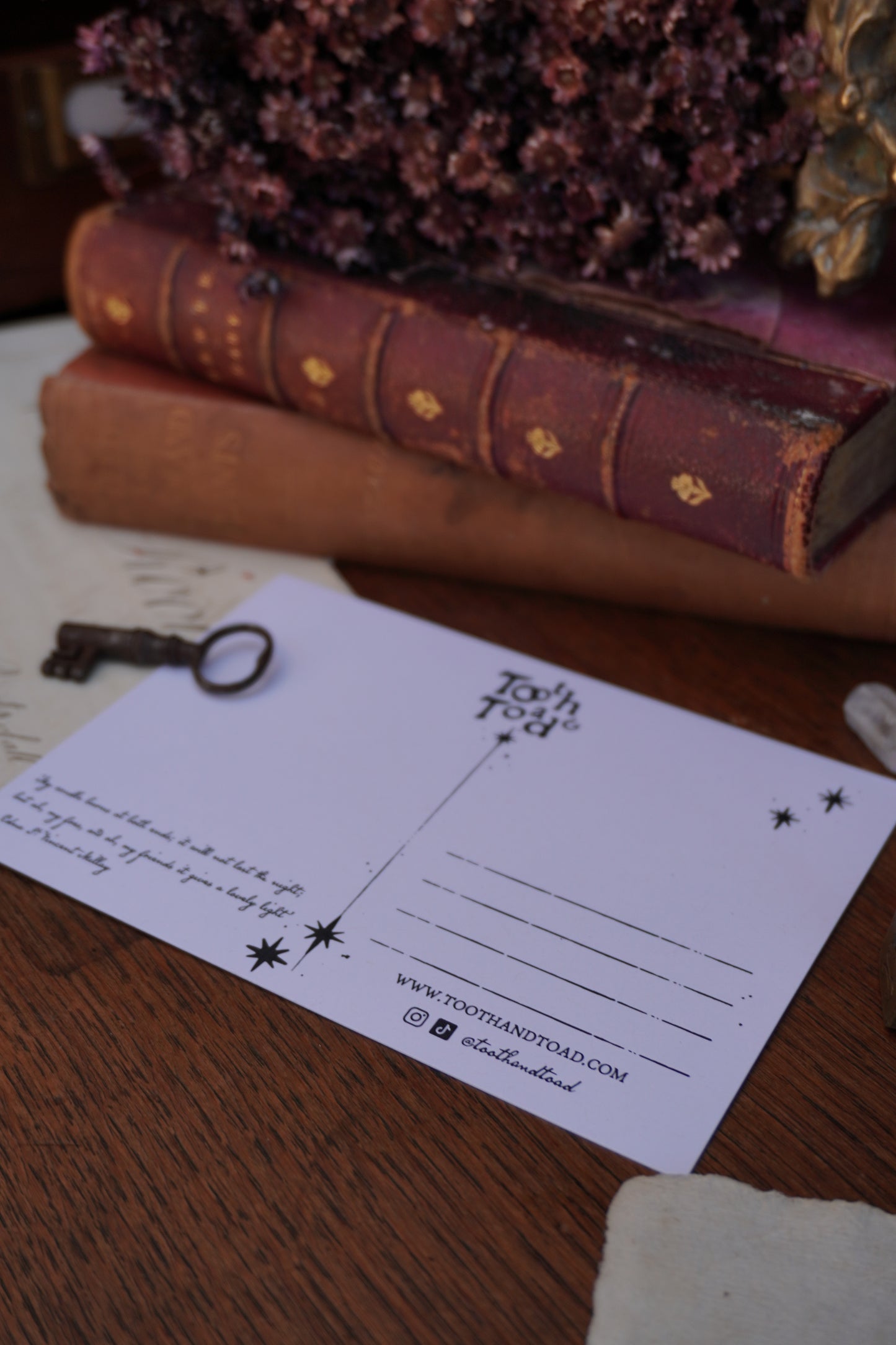 Candle Burning Postcard print | A6