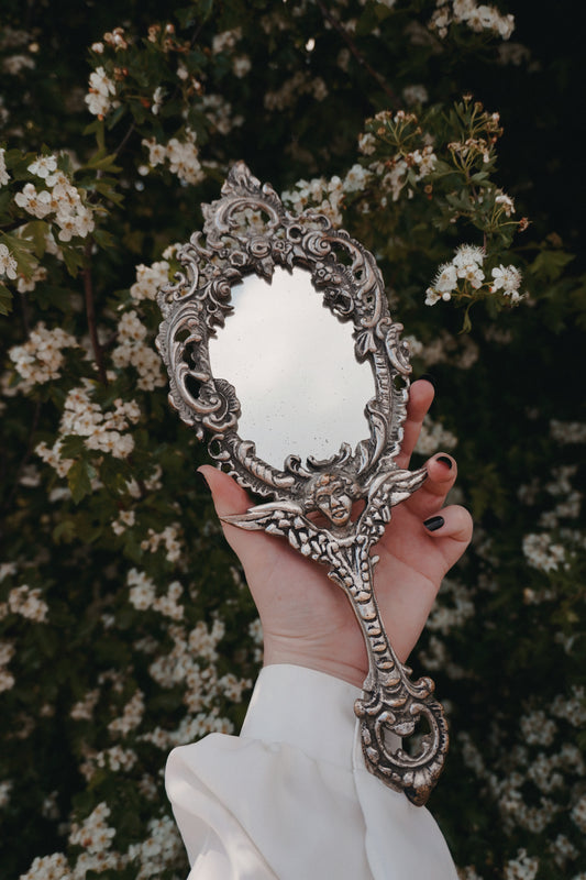 'Angelic' Vanity Hand Mirror | Discounted