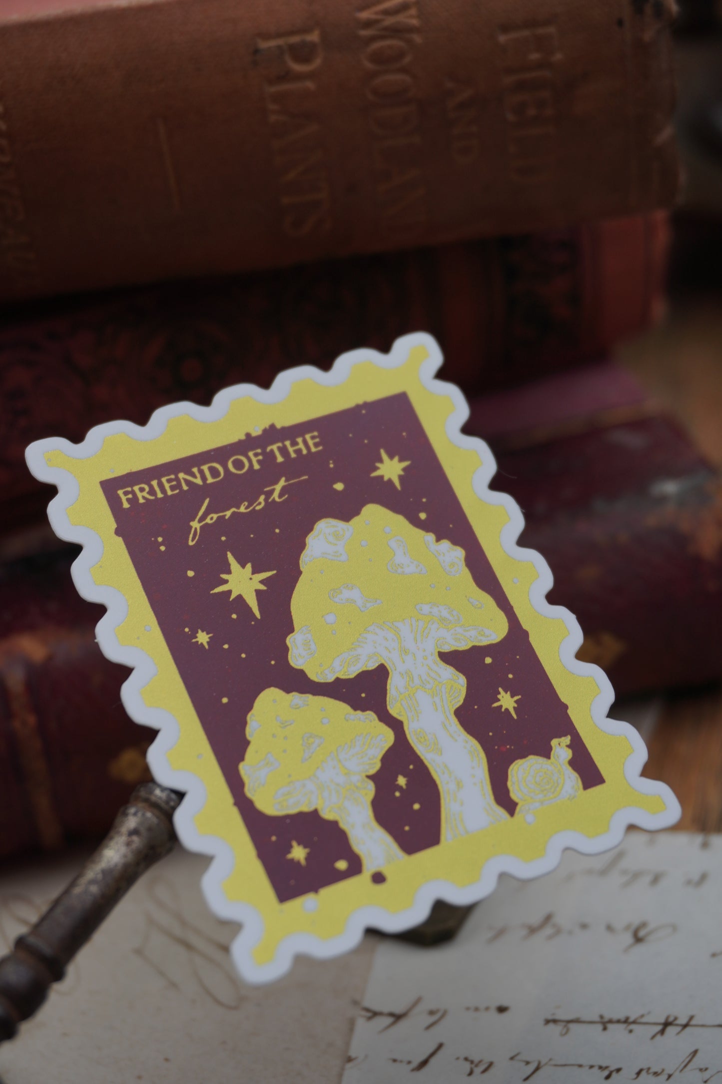 Friend of the Forest stamp sticker | Holographic Matte