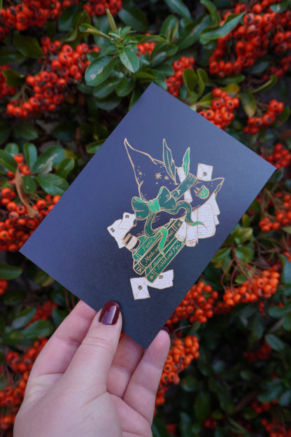 Bookish Witch postcard | A6
