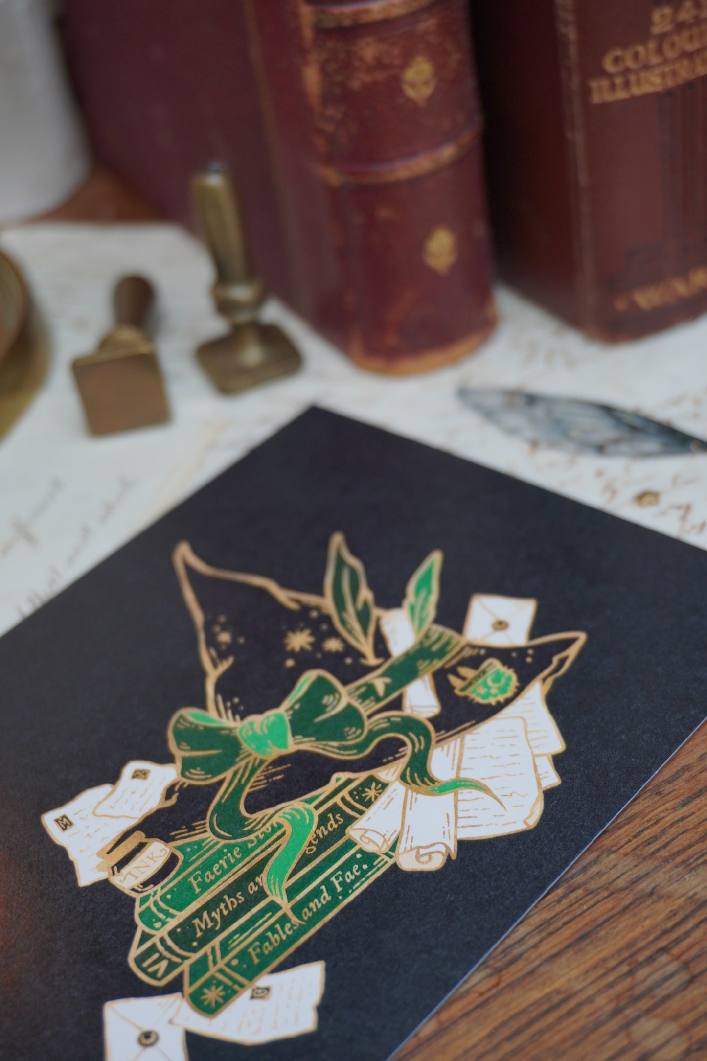 Bookish Witch postcard | A6