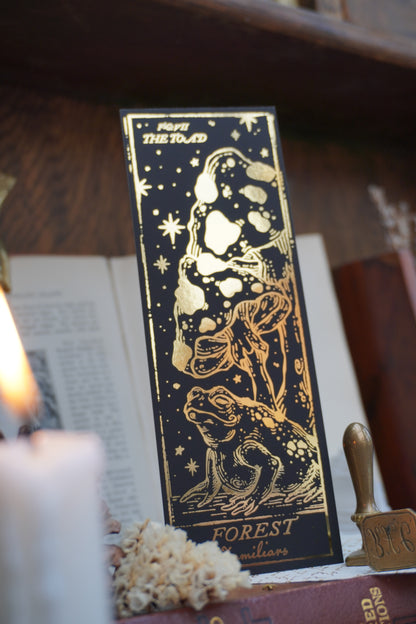 Forest Familiars bookmark | Double sided gold foil