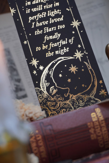 Celestial Bookmark | double sided gold foil