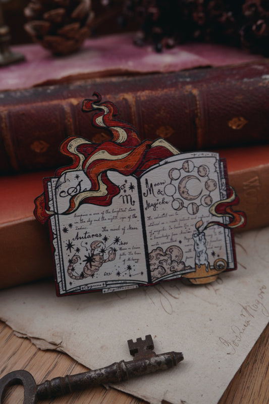 Wooden ornament | Celestial Book