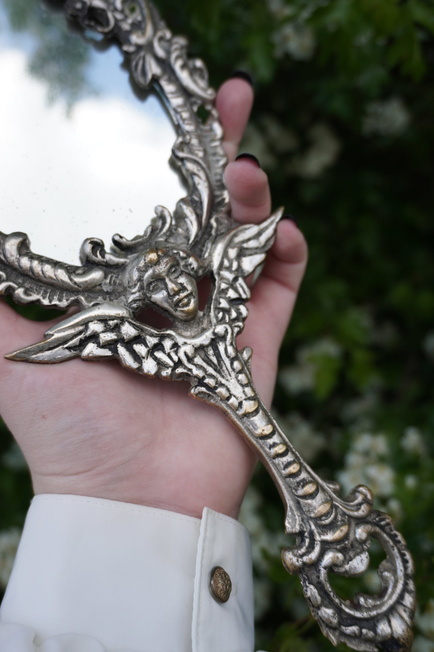 'Angelic' Vanity Hand Mirror | Discounted