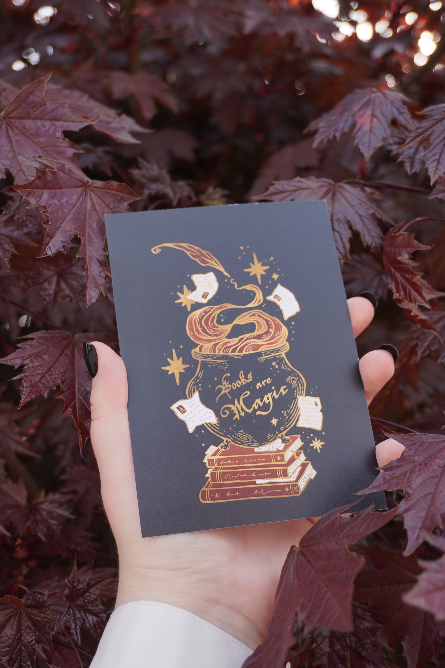 Books are Magic Post card print | A6