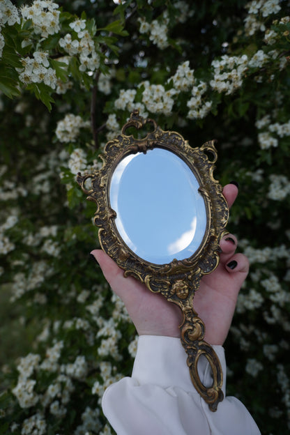 'Cherubic' Vanity Hand Mirror